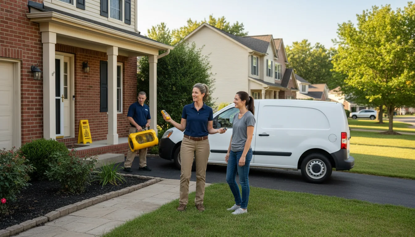 Water restoration image for Home Water Damage Repair in Atchison, KS